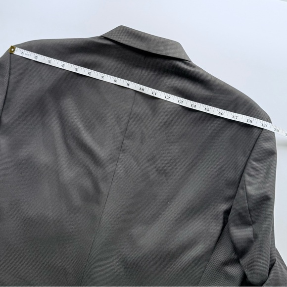 Kenneth Cole New York Two Button Micro-Houndstooth Check 44L Sportcoat - Picture 8 of 16